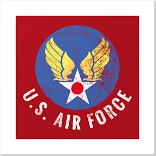 Lieutenant Trouble - US AIR FORCE distressed Posters and Art